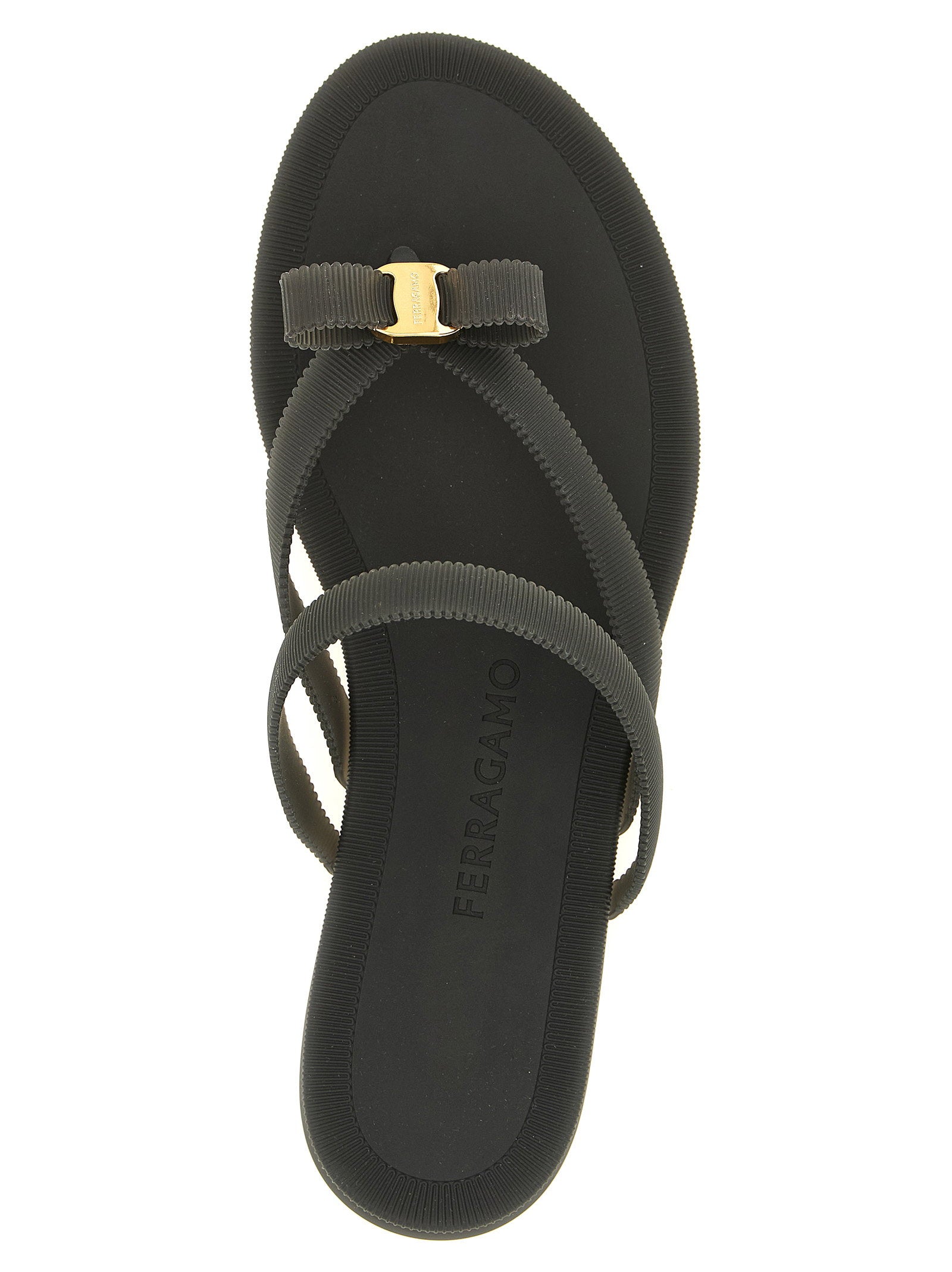Ferragamo Jealsa Sandals Black  