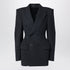 Balenciaga Double-Breasted Cashmere Jacket Grey