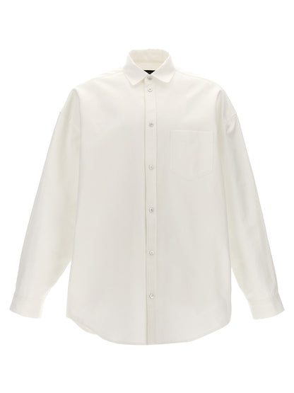 Balenciaga Outerwear Shirt White