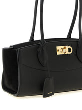 Ferragamo Studio Soft East West (m) Shoulder Bag Black