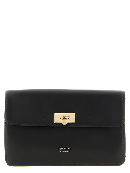 Ferragamo Harley Clutch Black