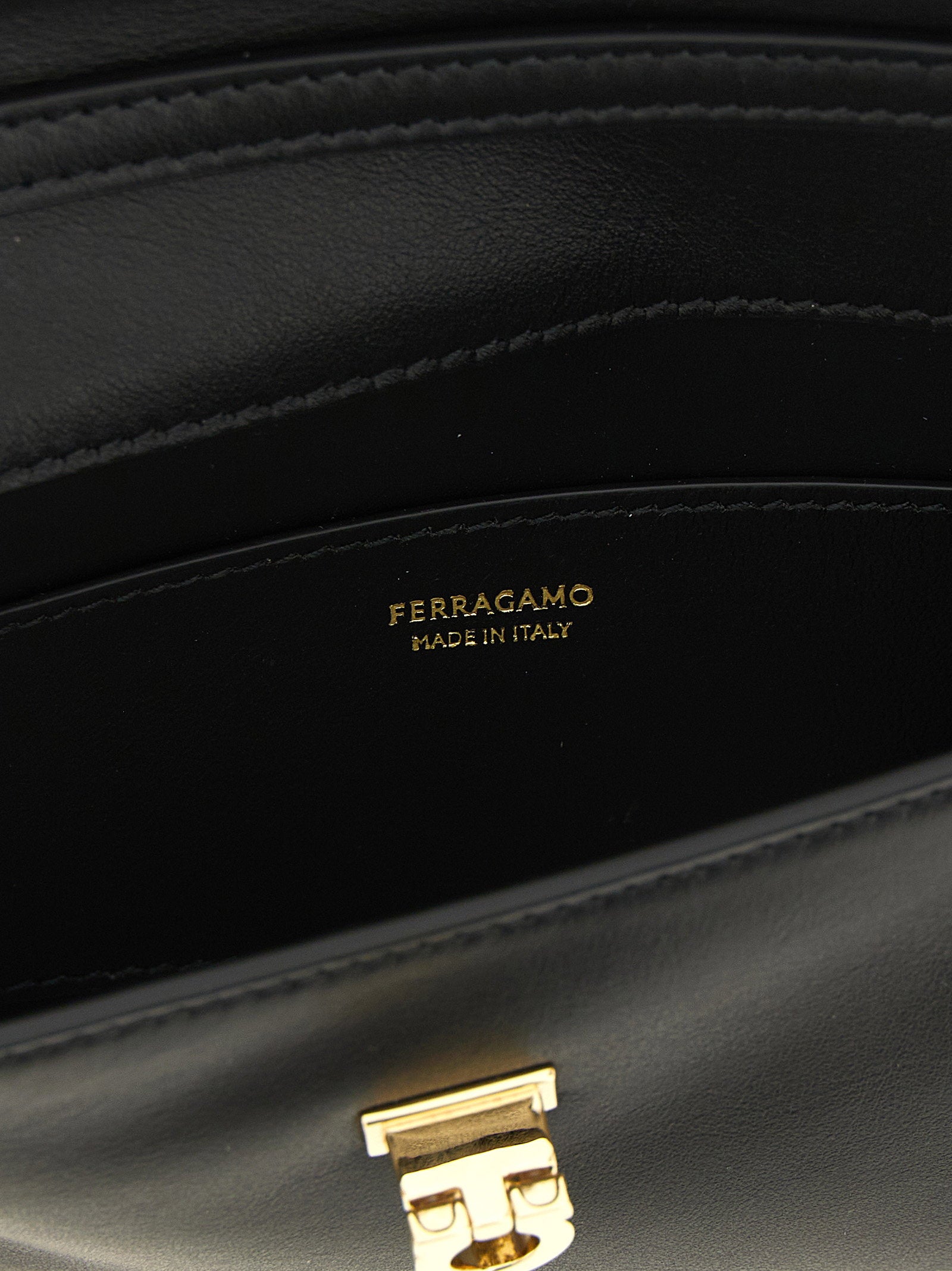 Ferragamo Harley Clutch Black