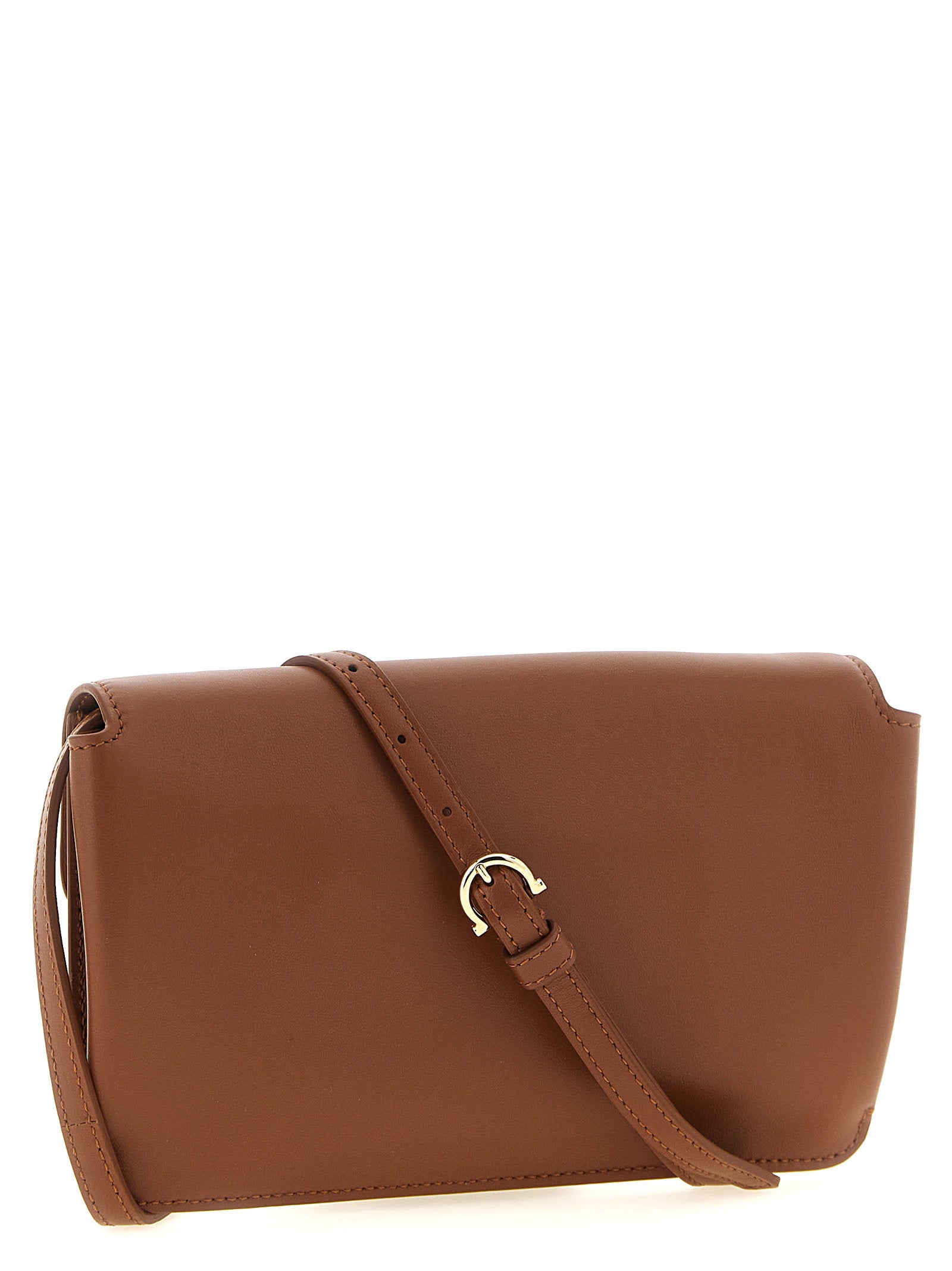 Ferragamo Harley Clutch Brown