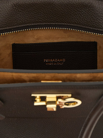 Newferragamo Studiosoft Eastwest(m) Shoulder Bag Brown