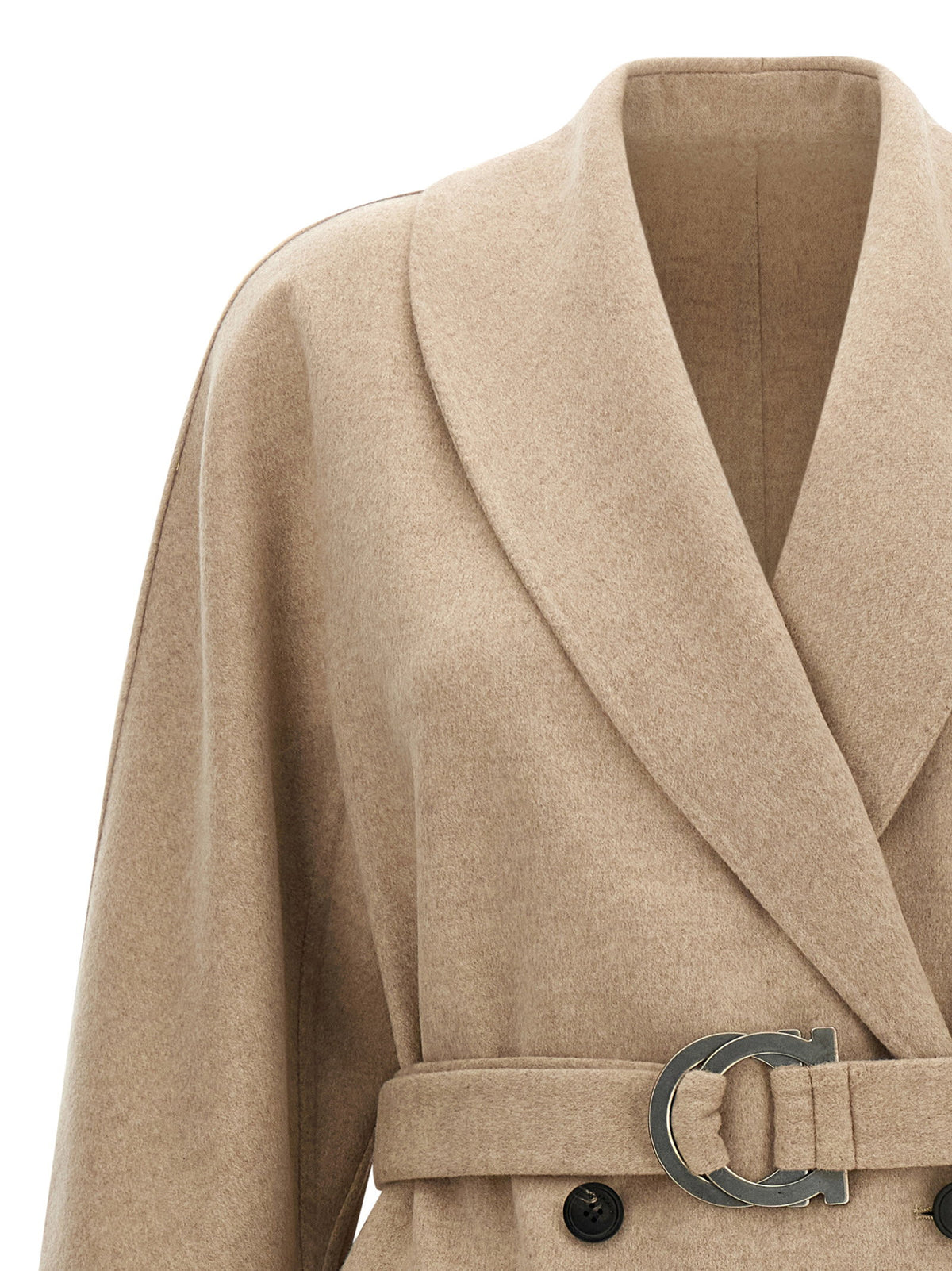 Ferragamo Chateau Coat Beige