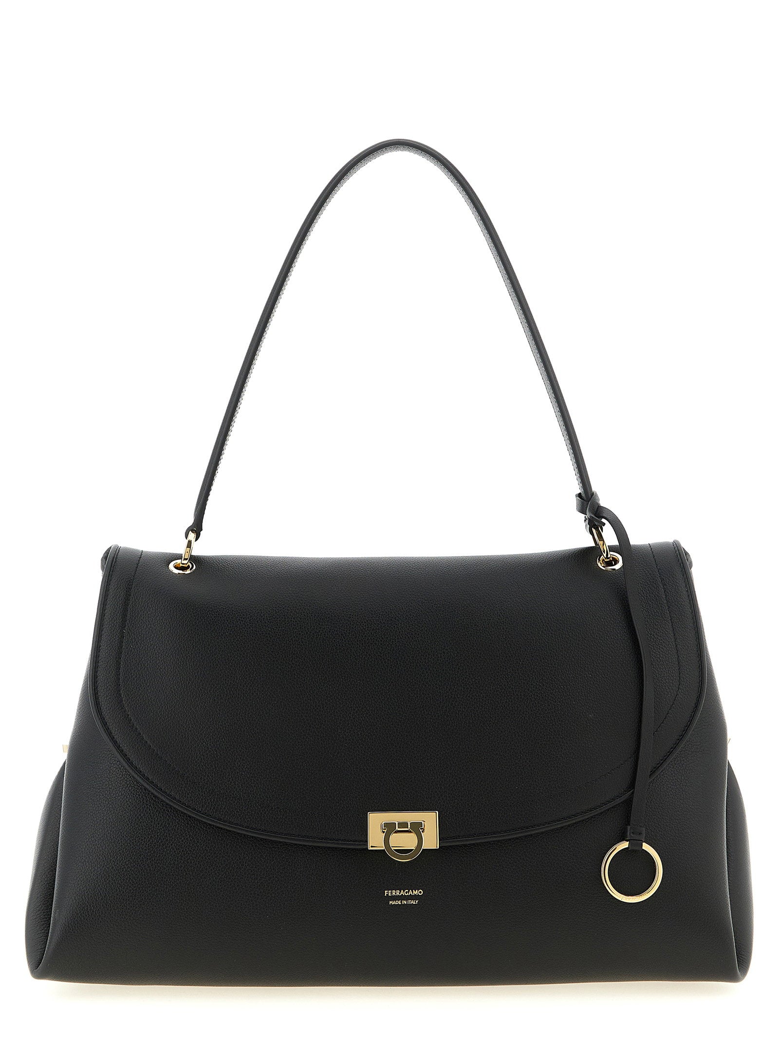 Ferragamo Sofia 2026 (l) Shoulder Bag Black
