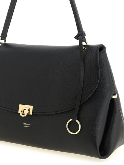 Ferragamo Sofia 2026 (l) Shoulder Bag Black
