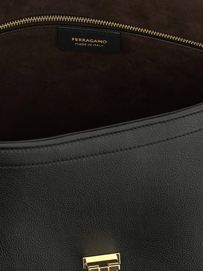 Ferragamo Sofia 2026 (l) Shoulder Bag Black