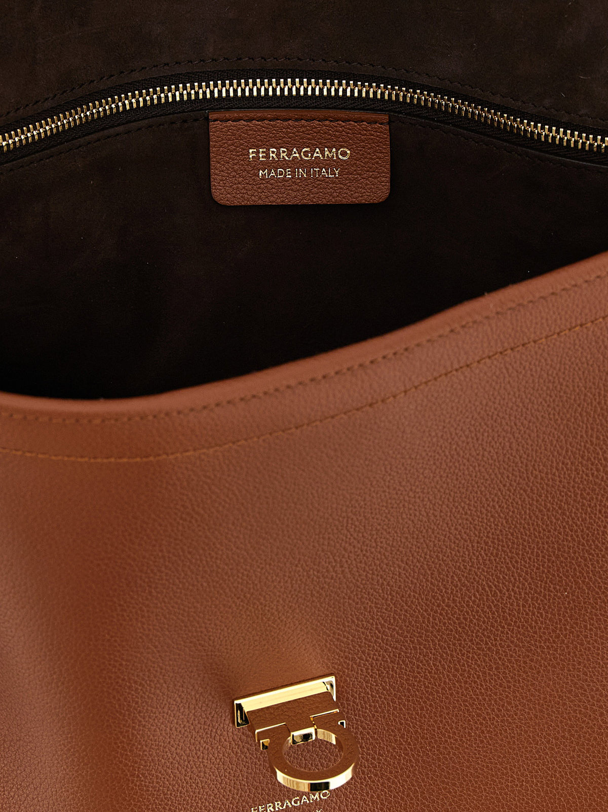 Ferragamo Sofia 2026 (l) Shoulder Bag Brown