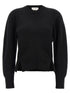 Alexander McQueen Chevron Corset Sweater Black