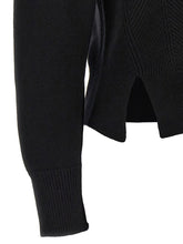 Alexander McQueen Chevron Corset Sweater Black