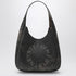 Stella McCartney Large Hobo Bag With Aged Logo Detail Brown