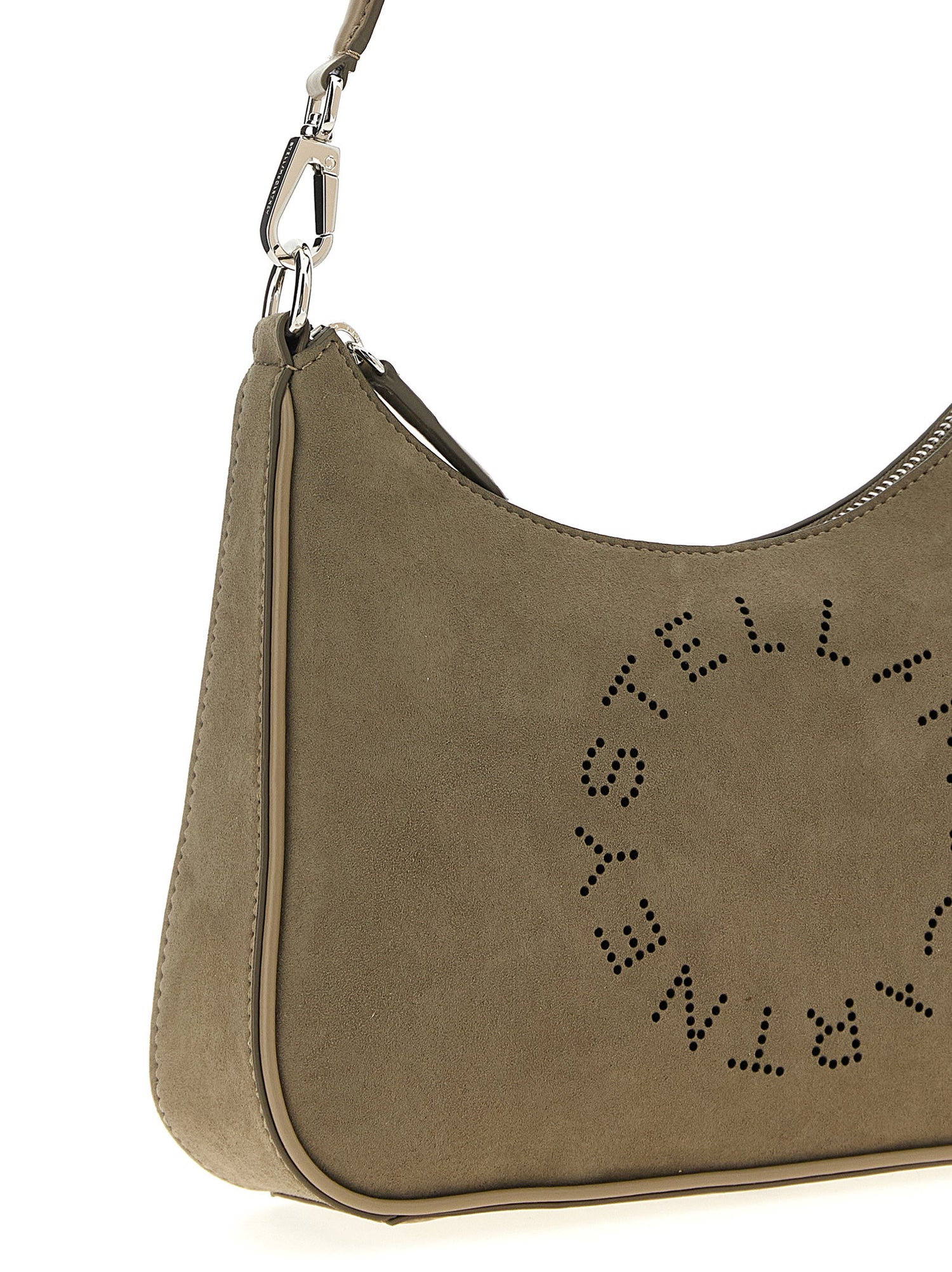Stella Mccartney Hobo Small Shoulder Bag Gray