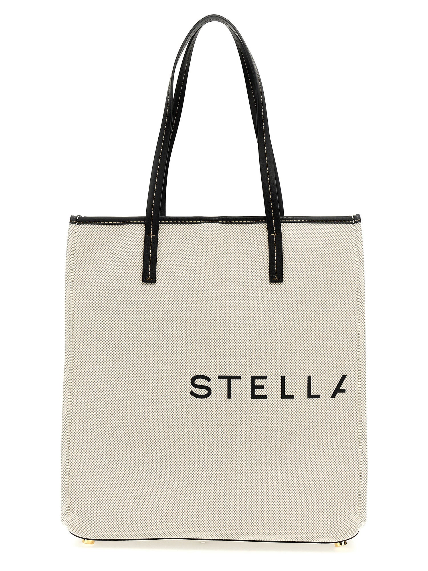 Stella Mccartney Logo Shopping Bag Beige