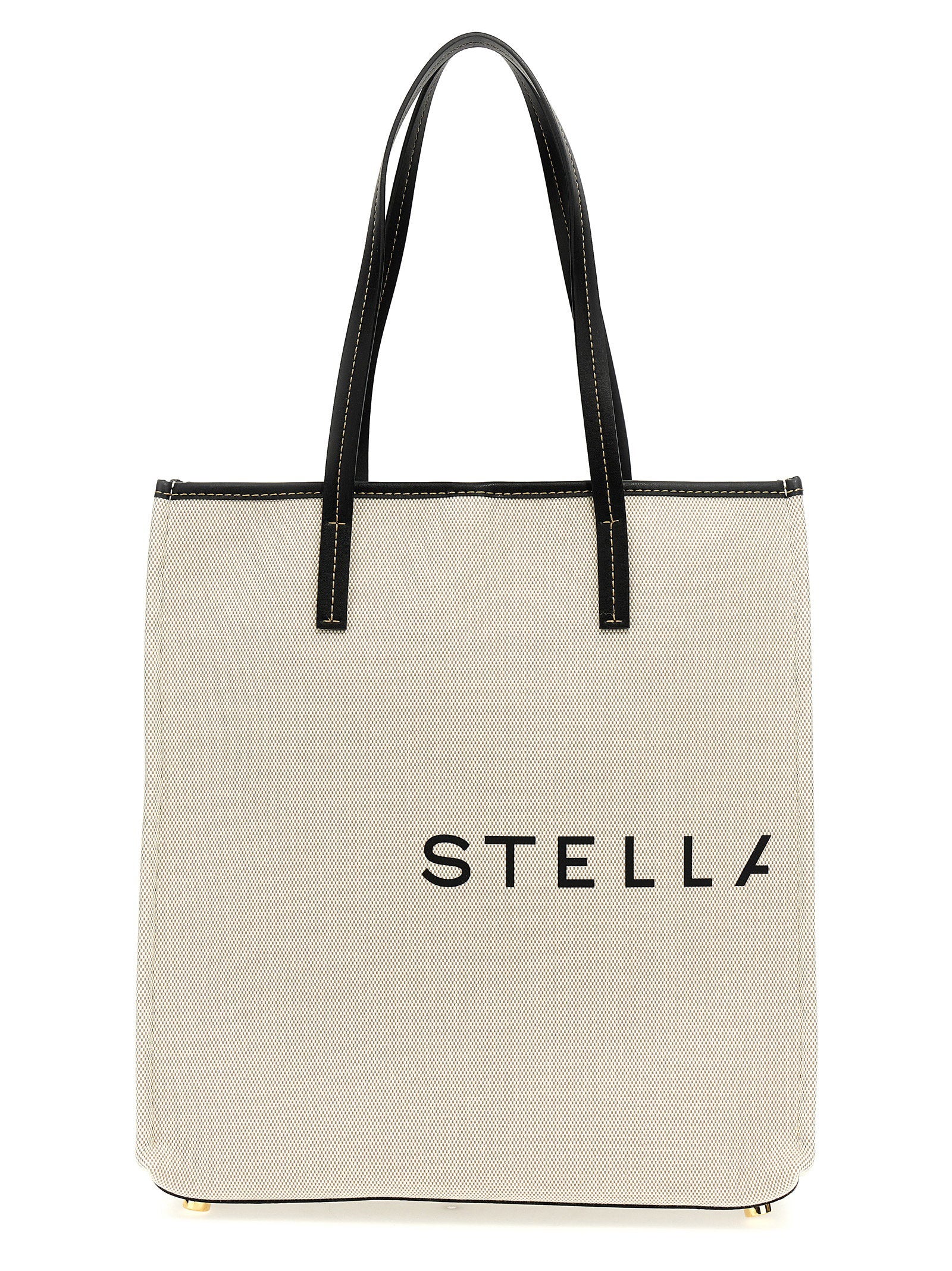 Stella Mccartney Logo Shopping Bag Beige