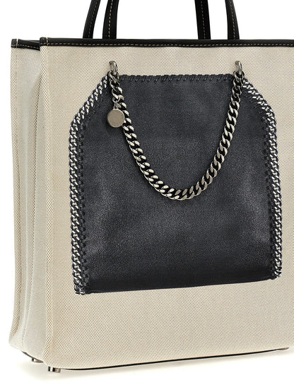 Stella Mccartney Trompe Loeil Print On Shopping Bag Multicolor