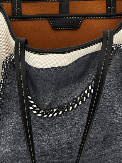 Stella Mccartney Trompe Loeil Print On Shopping Bag Multicolor