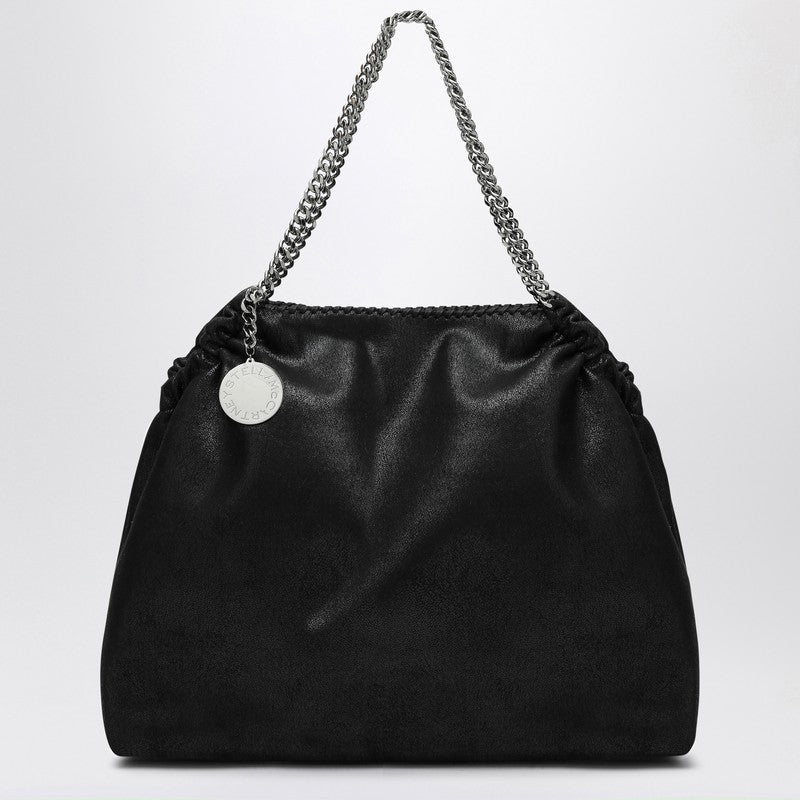 Stella McCartney Black Shaggy Deer Baby Bella Tote Bag Black