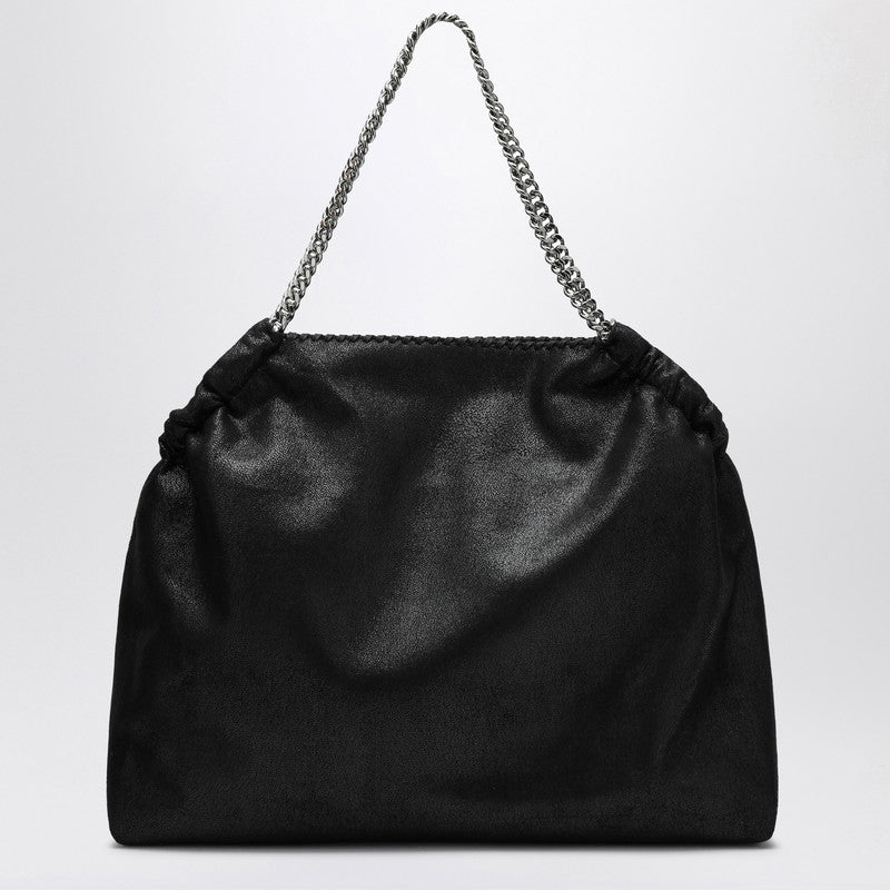 Stella McCartney Black Shaggy Deer Baby Bella Tote Bag Black