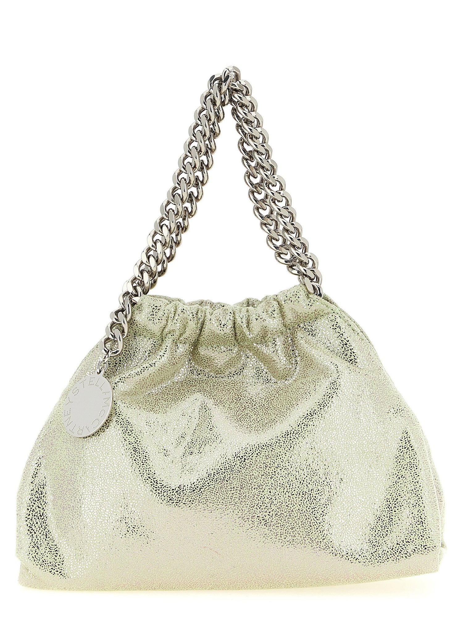 Stella Mccartney Falabella Mini Drawstring Handbag Green