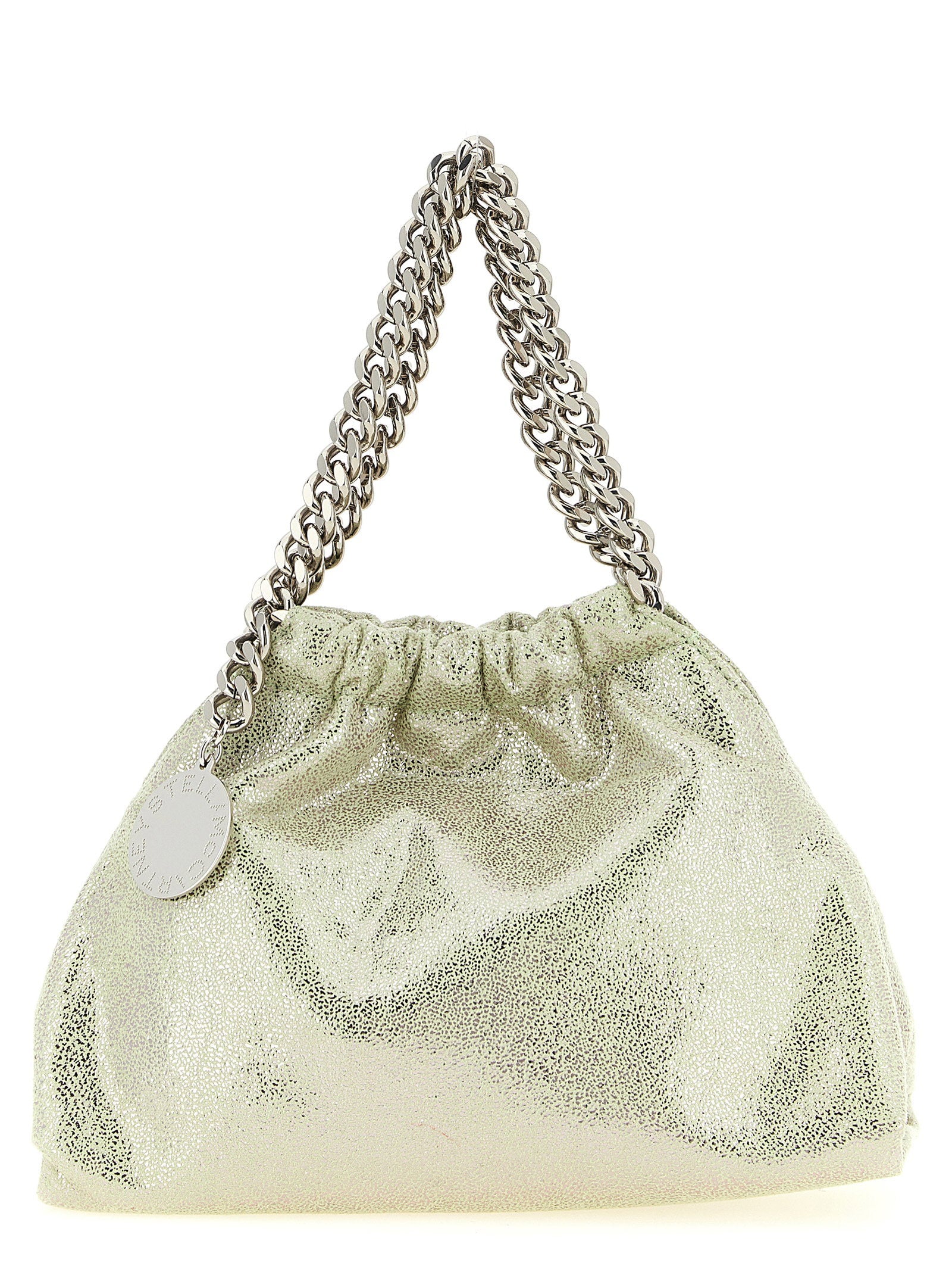 Stella Mccartney Falabella Mini Drawstring Handbag Green