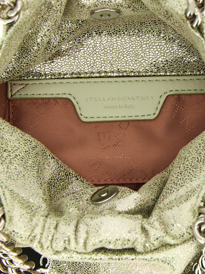 Stella Mccartney Falabella Mini Drawstring Handbag Green