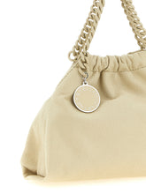 Stella Mccartney Falabella Mini Drawstring Crossbody Bag Beige