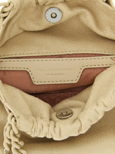 Stella Mccartney Falabella Mini Drawstring Crossbody Bag Beige