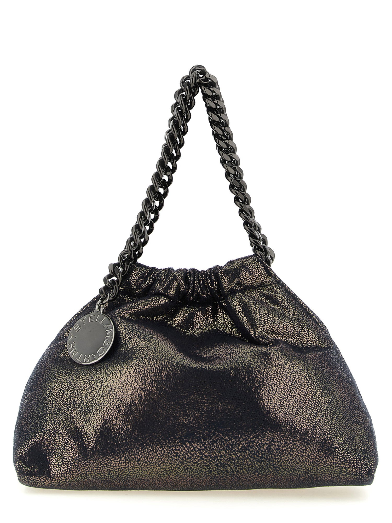 Stella Mccartney Falabella Mini Drawstring Crossbody Bag Blue