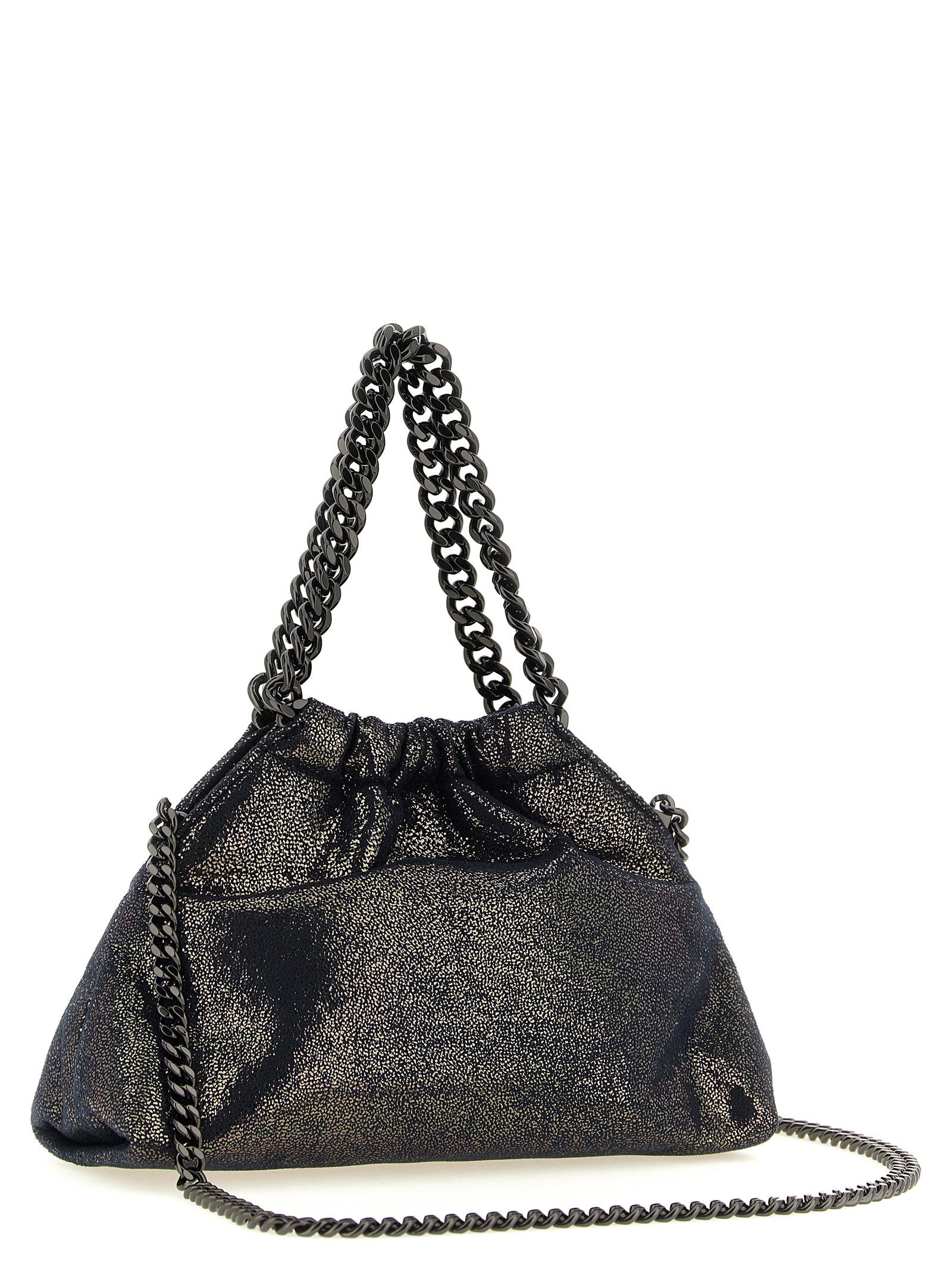 Stella Mccartney Falabella Mini Drawstring Crossbody Bag Blue