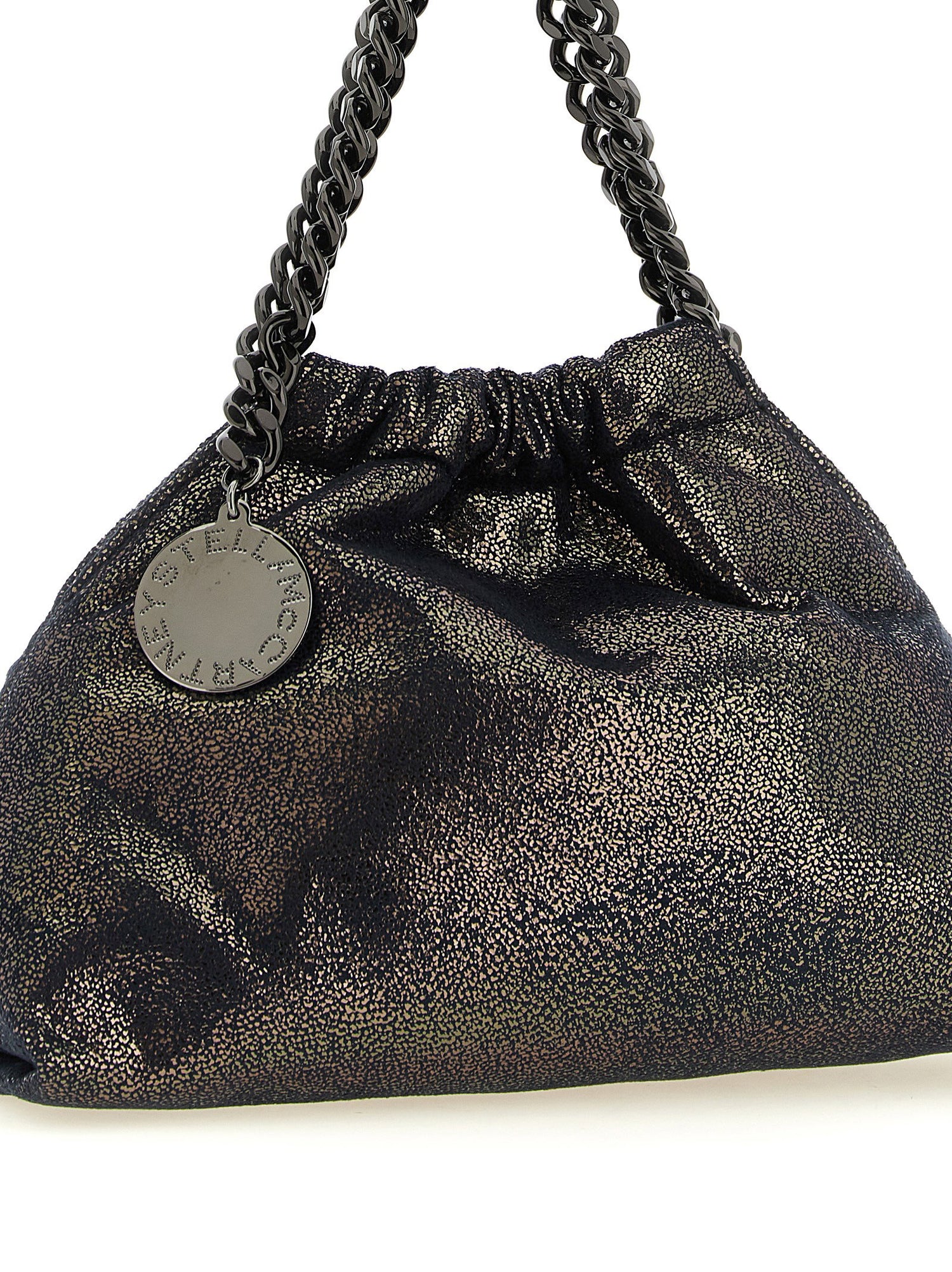 Stella Mccartney Falabella Mini Drawstring Crossbody Bag Blue
