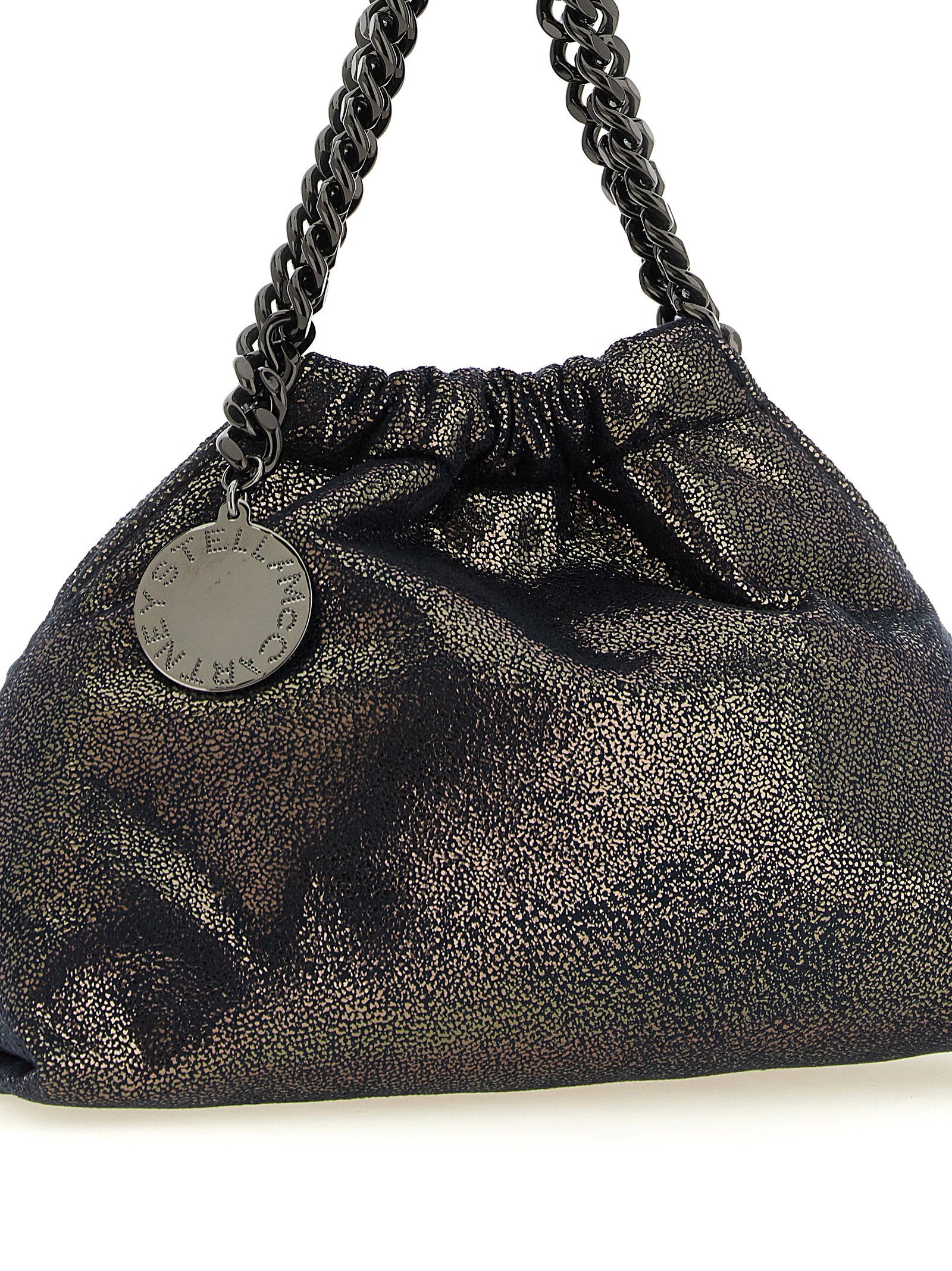 Stella Mccartney Falabella Mini Drawstring Crossbody Bag Blue