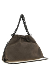Stella Mccartney Falabella Mini Drawstring Crossbody Bag Gray