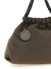 Stella Mccartney Falabella Mini Drawstring Crossbody Bag Gray