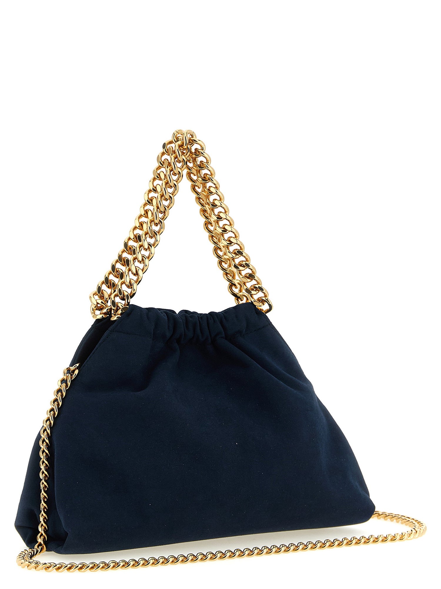 Stella Mccartney Falabella Mini Drawstring Crossbody Bag Blue