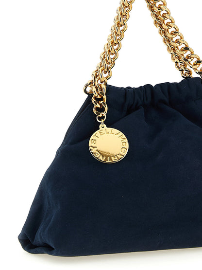 Stella Mccartney Falabella Mini Drawstring Crossbody Bag Blue