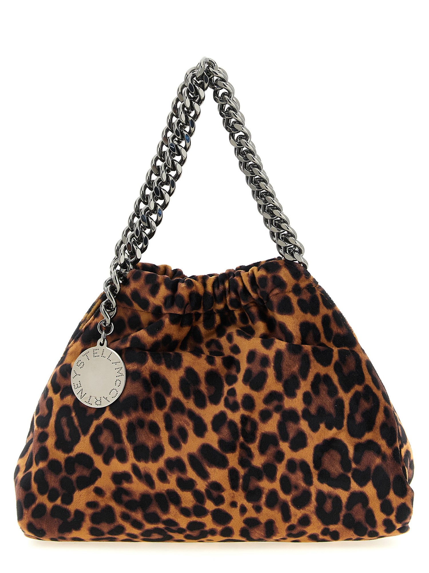 Stella Mccartney Falabella Mini Drawstring Handbag Brown