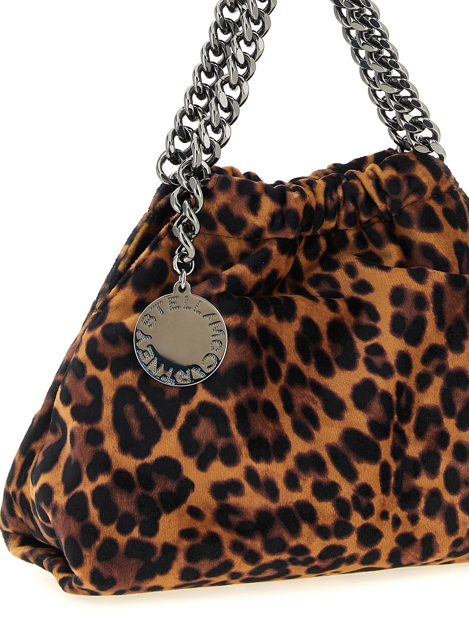 Stella Mccartney Falabella Mini Drawstring Handbag Brown