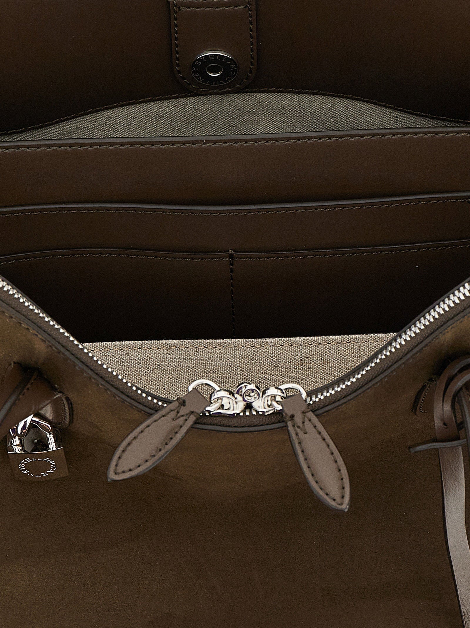 Stella Mccartney Ryder Open Shoulder Bag Brown
