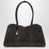 Stella McCartney Espresso Snake-Effect Ryder Tote Bag Brown