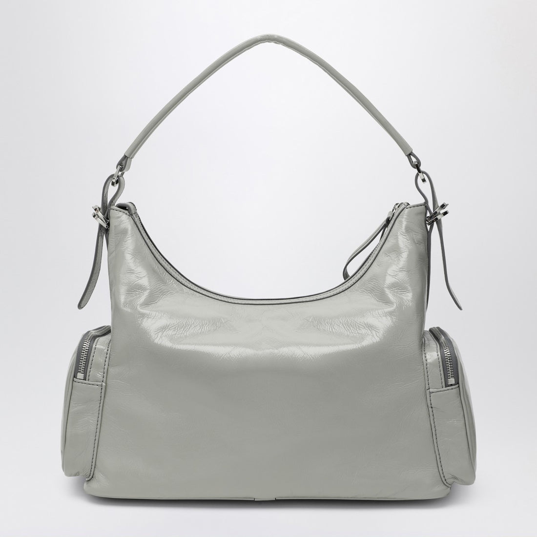 Stella McCartney Light Grey Dartmoor Faux Leather Shoulder Bag Grey