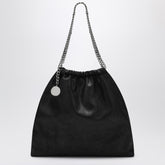 Stella McCartney Falabella black eco-leather drawstring shoulder bag black