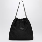 Stella McCartney Falabella black eco-leather drawstring shoulder bag black