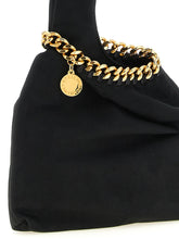 Stella Mccartney Wristlet Suede Handbag Black