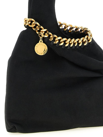 Stella Mccartney Wristlet Suede Handbag Black