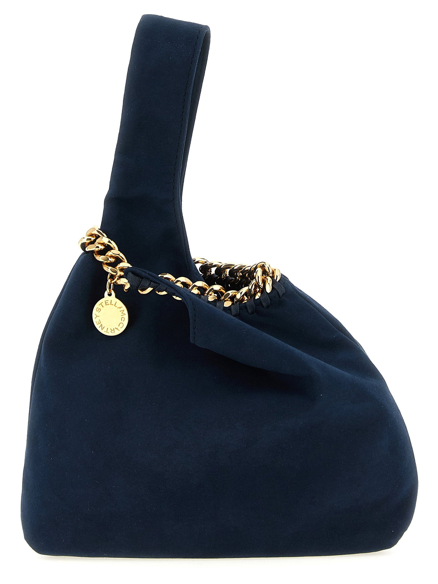 Stella Mccartney Null Suede Handbag Blue