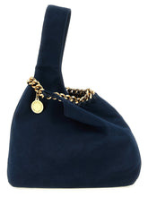 Stella Mccartney Null Suede Handbag Blue