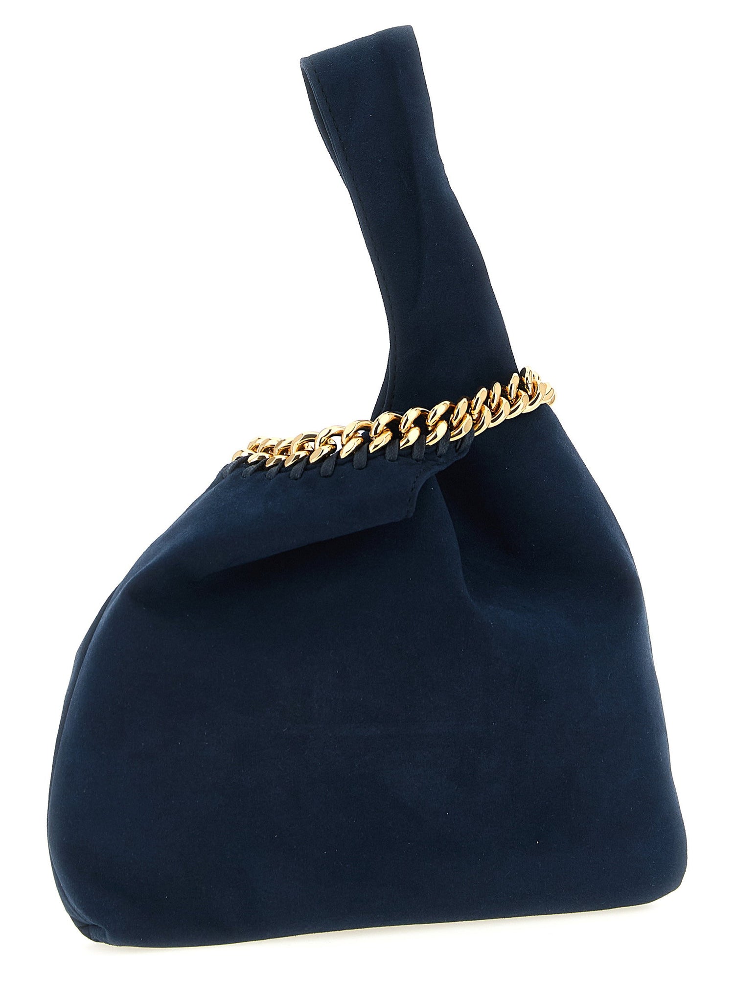 Stella Mccartney Null Suede Handbag Blue