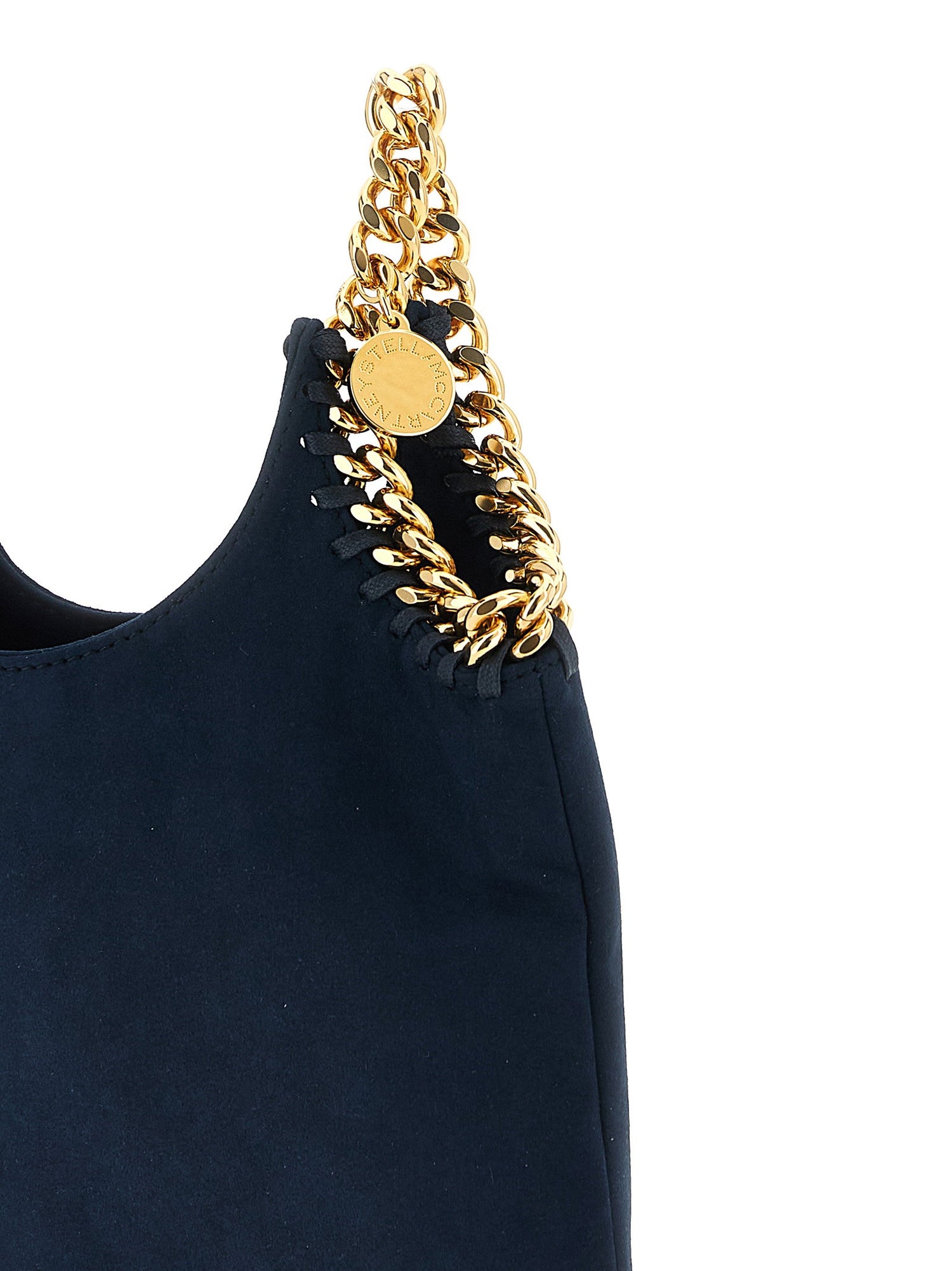 Stella Mccartney Null Suede Handbag Blue