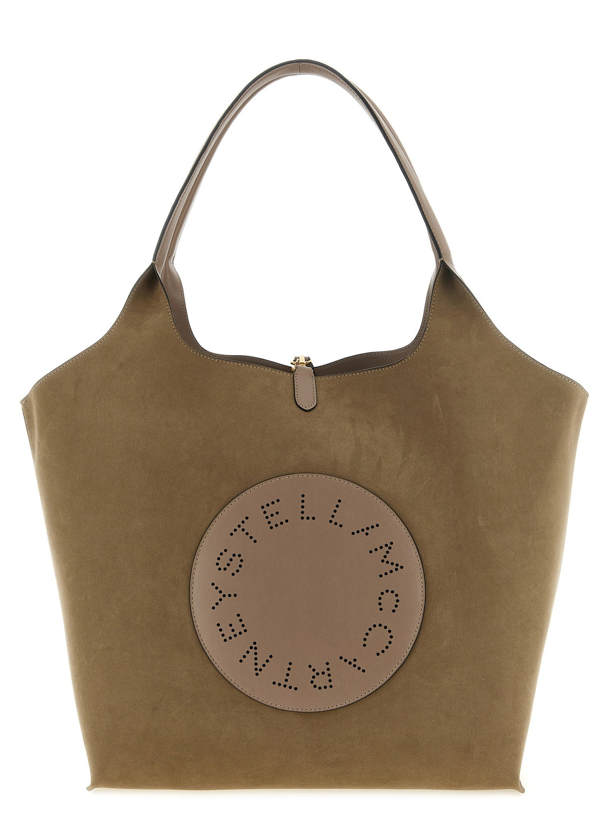 Stella Mccartney Logo Reversible Shopping Bag Gray